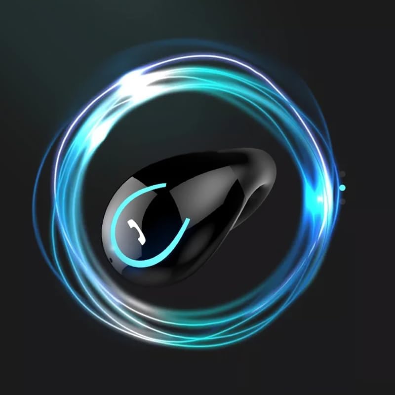 AURICOLARE BLUETOOTH 5.0 PREMIUM - resistente all'acqua, 10mm bass, 20H autonomia, design mini iperleggero, orecchio libero - per sport, lavoro, e musica!