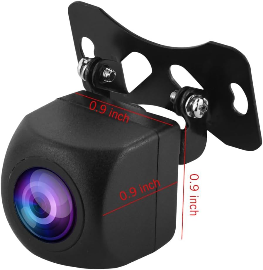 Telecamera posteriore per auto universale con visione notturna AHD Pixel 1280x720P 160 ° grandangolare IP68 Telecamera posteriore/anteriore impermeabile 12V doppio sistema PAL