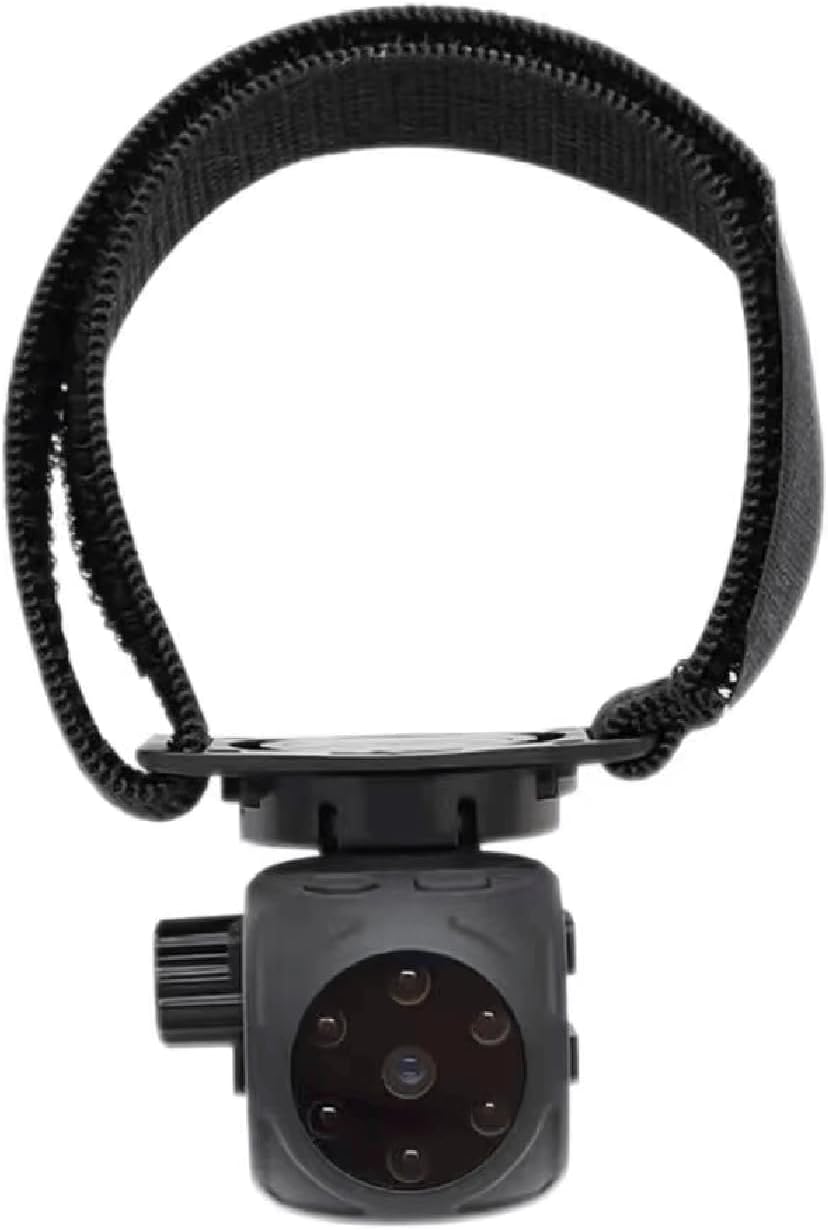 Mini telecamera portatile full hd 1080p, Cani e Gatti visione notturna a infrarossi, registrazione su SD, collare regolabile a strappo (CAMPET1)