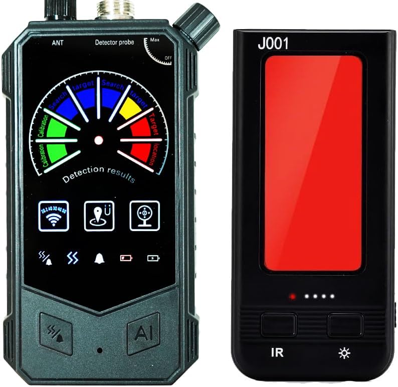 SPY TERMINATOR COMBO AI Scansione fino a 8.6 GHz per Microspie GSM/5G, Telecamere SD, via cavo e wifi, localizzatori GPS auto, laser infrarossi e filtro polarizzato