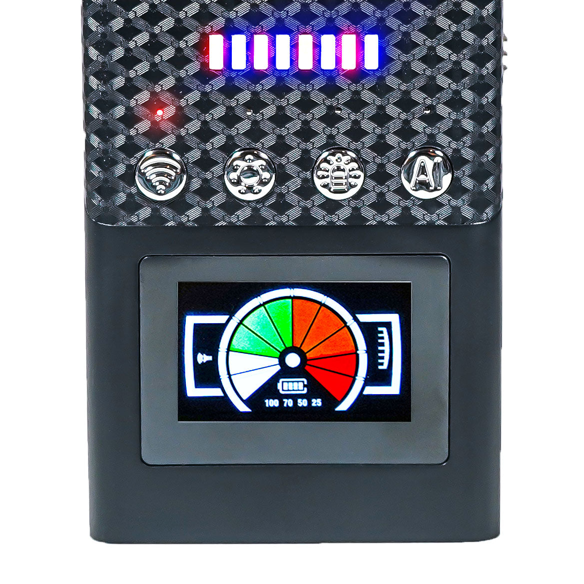 K66 Scanner di Segnali GSM GPS EMF Rilevatore di Telecamere Nascoste microspie per Privacy e Sicurezza localizzatori GPS Auto, controllo Casa e Ufficio sistema AI integrato intelligente
