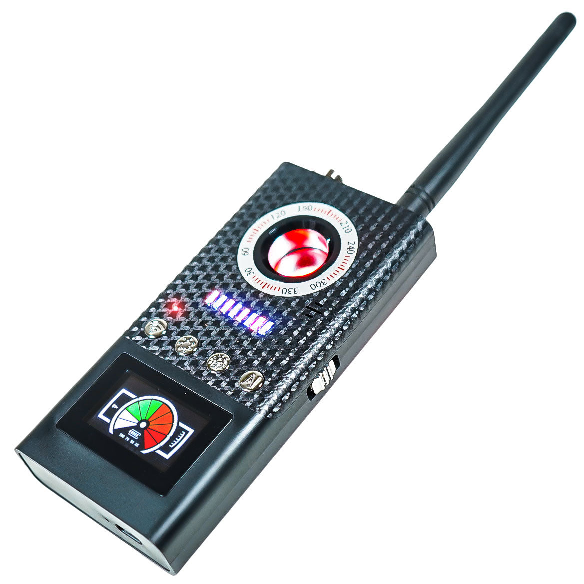 K66 Scanner di Segnali GSM GPS EMF Rilevatore di Telecamere Nascoste microspie per Privacy e Sicurezza localizzatori GPS Auto, controllo Casa e Ufficio sistema AI integrato intelligente