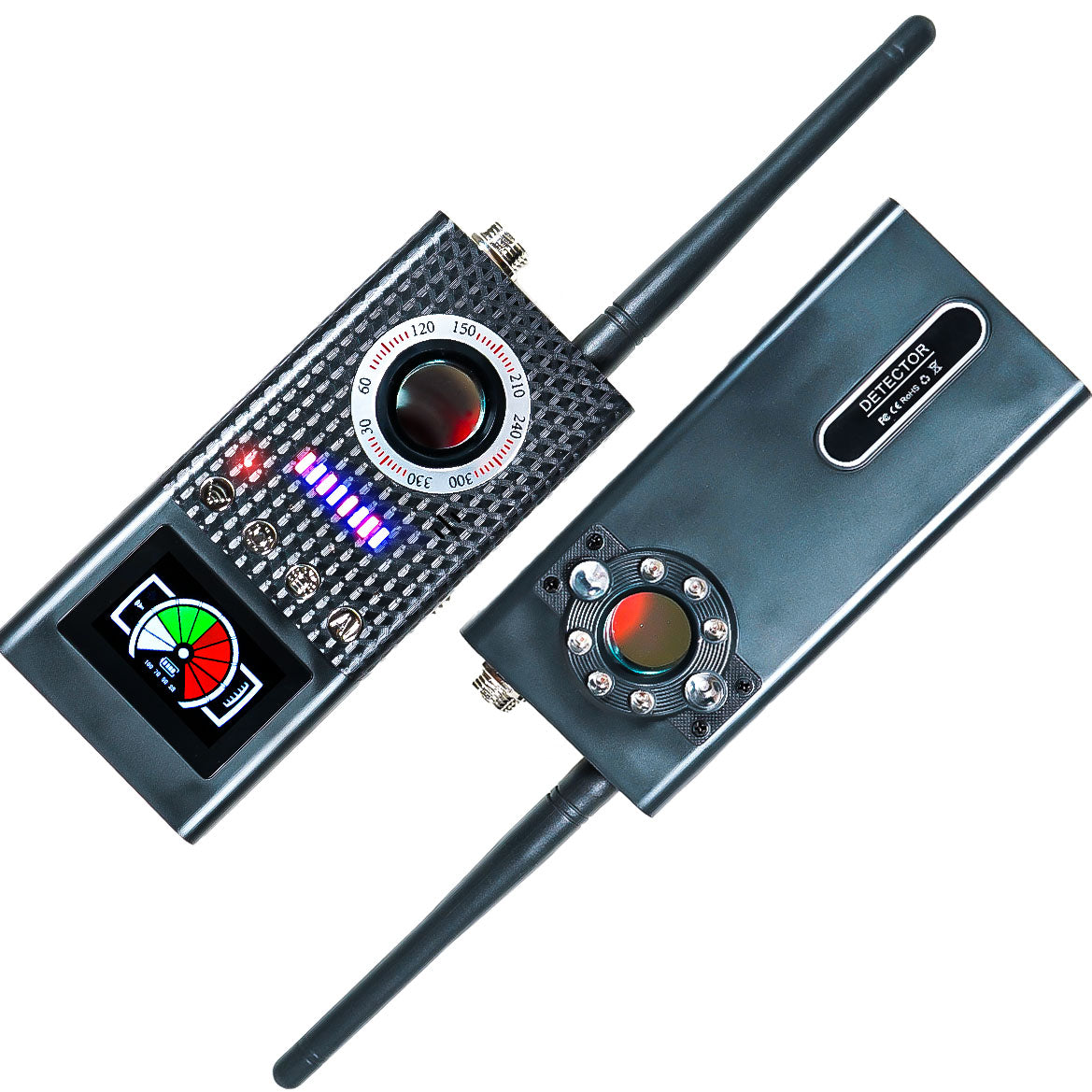 K66 Scanner di Segnali GSM GPS EMF Rilevatore di Telecamere Nascoste microspie per Privacy e Sicurezza localizzatori GPS Auto, controllo Casa e Ufficio sistema AI integrato intelligente