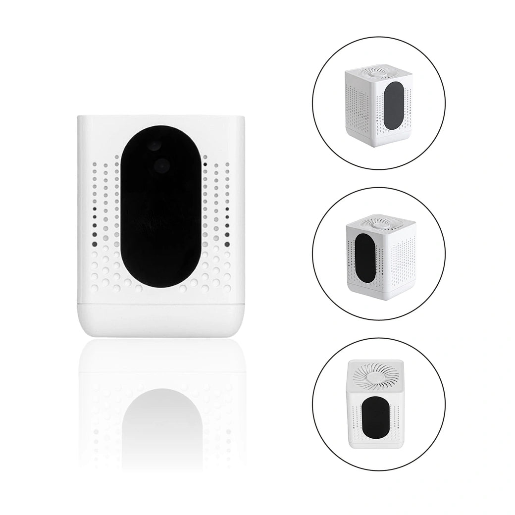Registratore Audio spia WiFi a Lunga Durata Colore Bianco Compatto e Portatile Design Moderno Antifurto casa ufficio (Wifi F07)