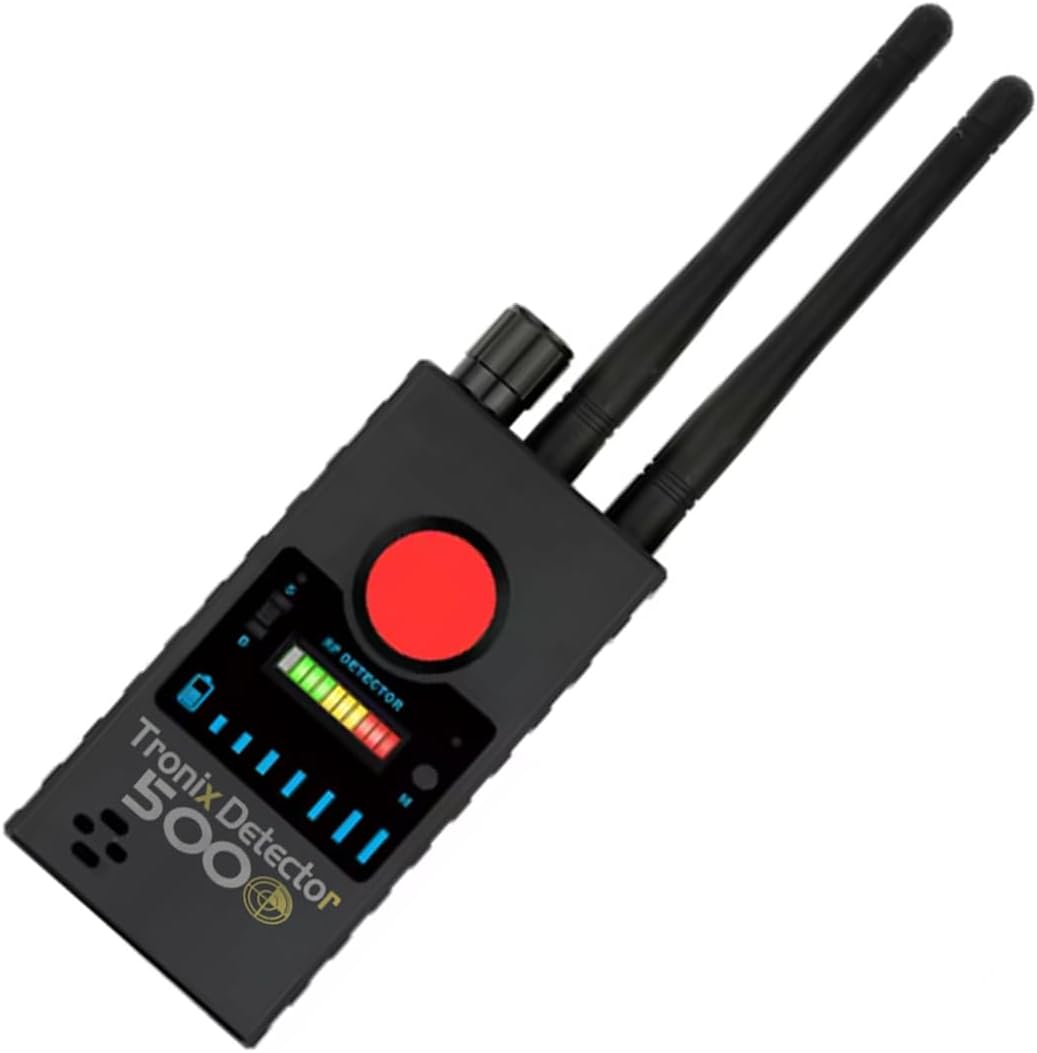 Potente scanner rilevatore di microspie gsm e RF, telecamere nascoste, dispositivi di ascolto wireless e localizzatori GPS, facile da usare Doppia scansione professionale