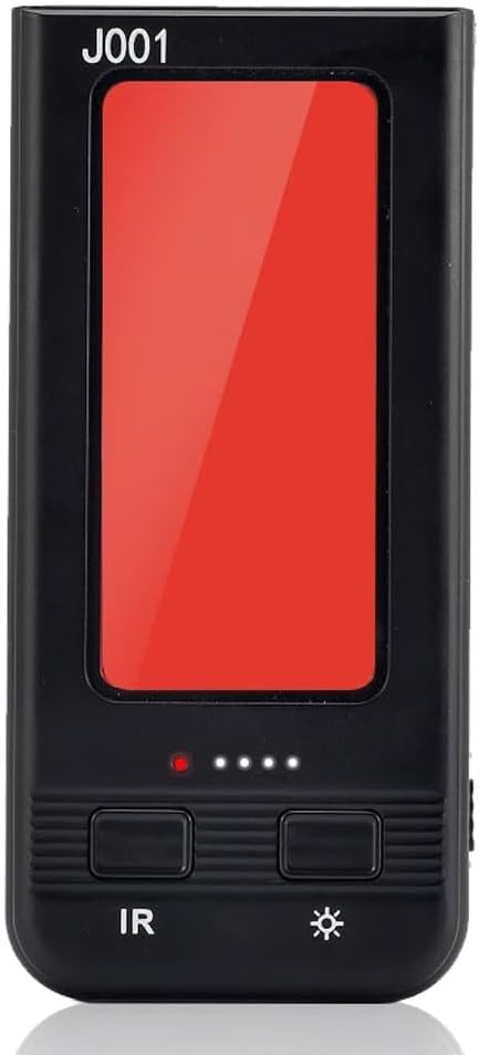 NUOVA GENERAZIONE Rilevatore Telecamere 2-in-1 • Laser a Infrarossi & Filtro Polarizzato • Scansione Precisa per Micro Spy, WiFi, Pinhole • Batteria Ricaricabile • Portatile e Facile da Usare