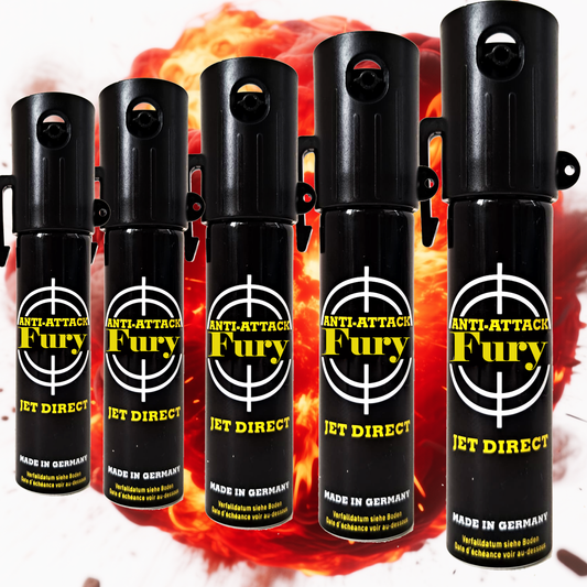 Spray al peperoncino difensivo Antiaggressione JET 20ml (kit 5)