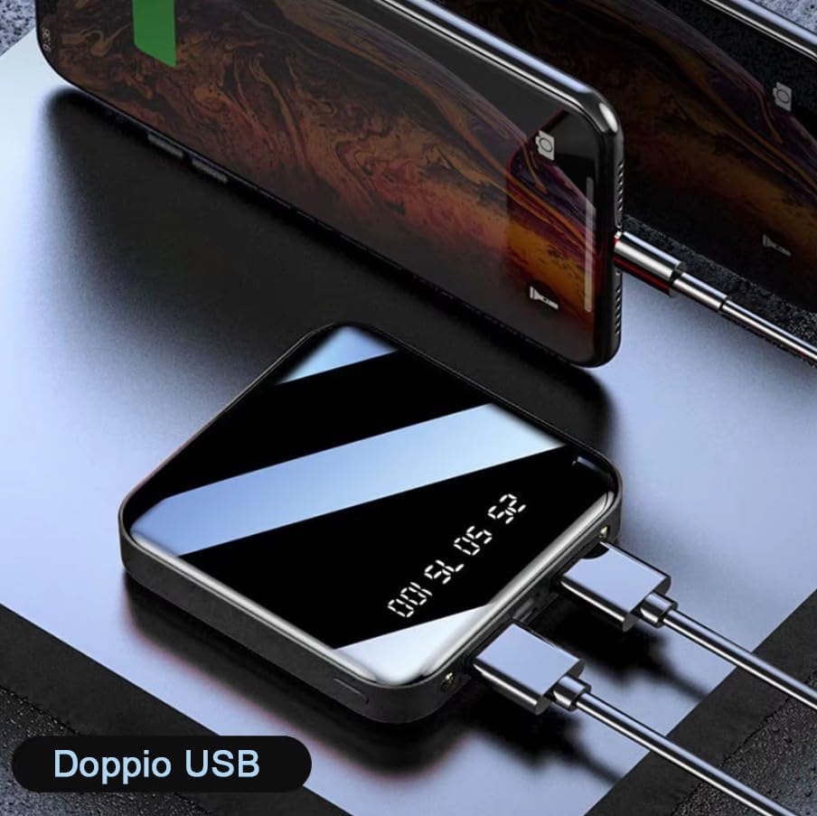 POWER BANK AUTOPOWER sistema sempre connesso – Ricarica Automatica Continua per GPS, Microspie Microtelecamere e Dispositivi a Lunga Autonomia (PBA6000)