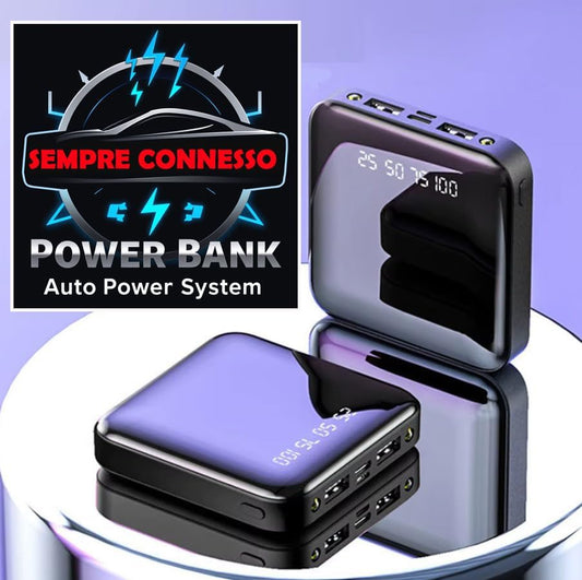 POWER BANK AUTOPOWER sistema sempre connesso – Ricarica Automatica Continua per GPS, Microspie Microtelecamere e Dispositivi a Lunga Autonomia (PBA6000)