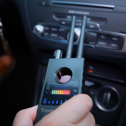 Potente scanner rilevatore di microspie gsm e RF, telecamere nascoste, dispositivi di ascolto wireless e localizzatori GPS, facile da usare Doppia scansione professionale