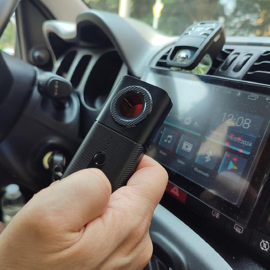 Rilevatore Microspie gsm e gps per auto, casa, ufficio Telecamere e Segnali Wireless 800/900/1200/2400 mhz professionale e tascabile (T3)