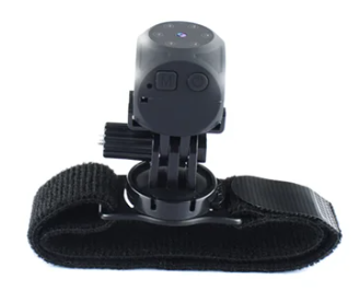 Mini telecamera portatile full hd 1080p, Cani e Gatti visione notturna a infrarossi, registrazione su SD, collare regolabile a strappo (CAMPET1)