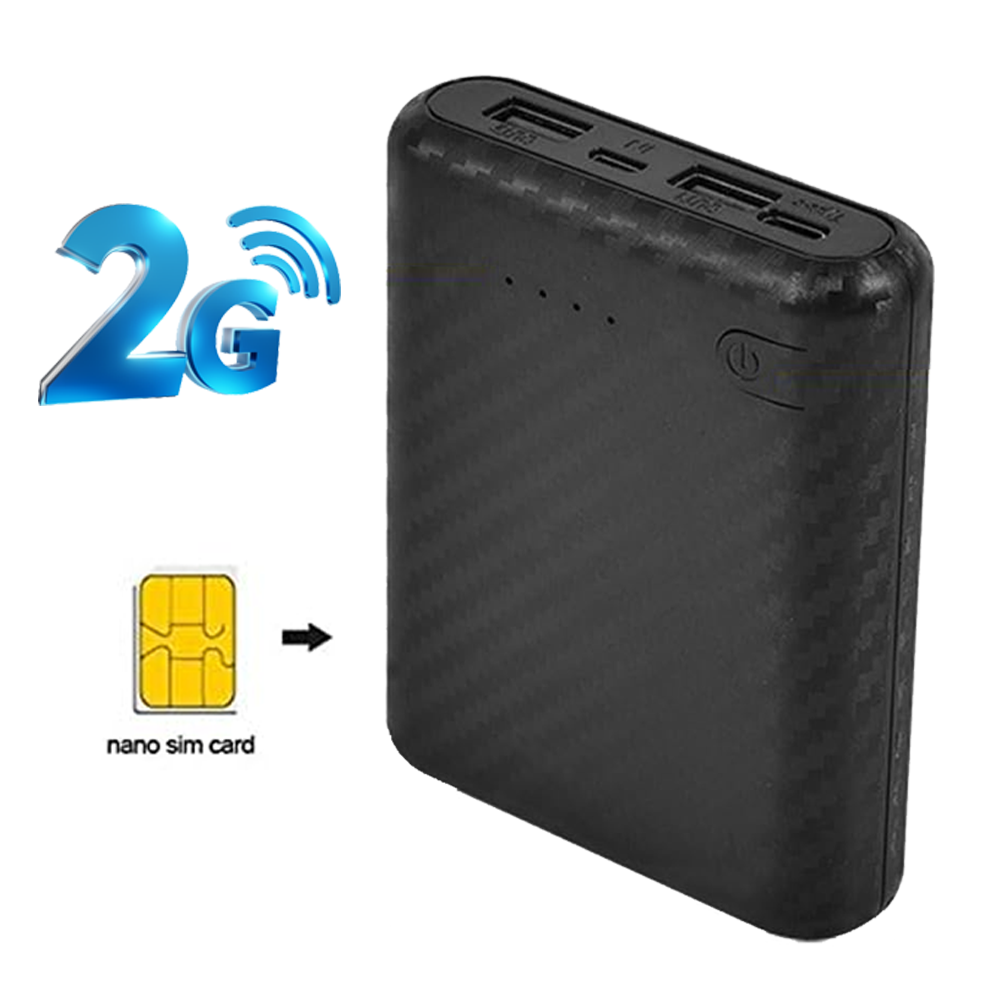 Microspia GSM antifurto Power Bank solo voce chiami e ascolti o ti chiama quando sente una voce (King Spy Guard F10 Power)