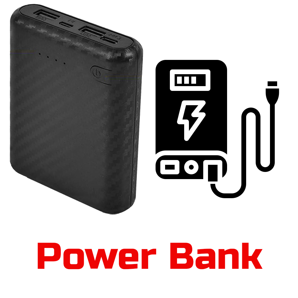Microspia Audio GSM con Registrazione Vocale e Localizzatore GPS - Ascolto in Tempo Reale, Chiamata Remota Voce - Antifurto power bank batteria 30 giorni (King Spy Guard F5 power)